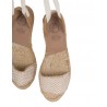 Sandalias Planas Esparto Cintas PERA LIMONERA