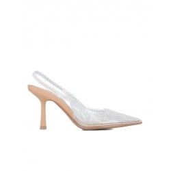 Zapatos Tacon Vinilo Brillos