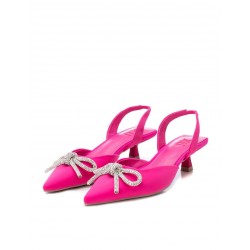 XTI Zapatos Destalonados Lazo Strass Fucsia